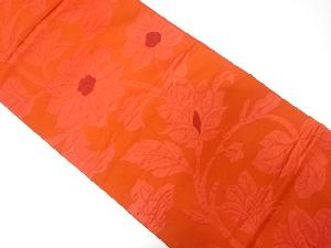 花唐草模様織り出し　袋帯